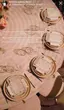 Подстановочная тарелка «Моно» бежевая - Фото миниатюра 4