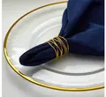 Салфетка из канваса тёмно-синяя - Фото миниатюра 3