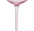Бокал для красного вина «Санко» розовый с золотым кантом - Фото миниатюра 1